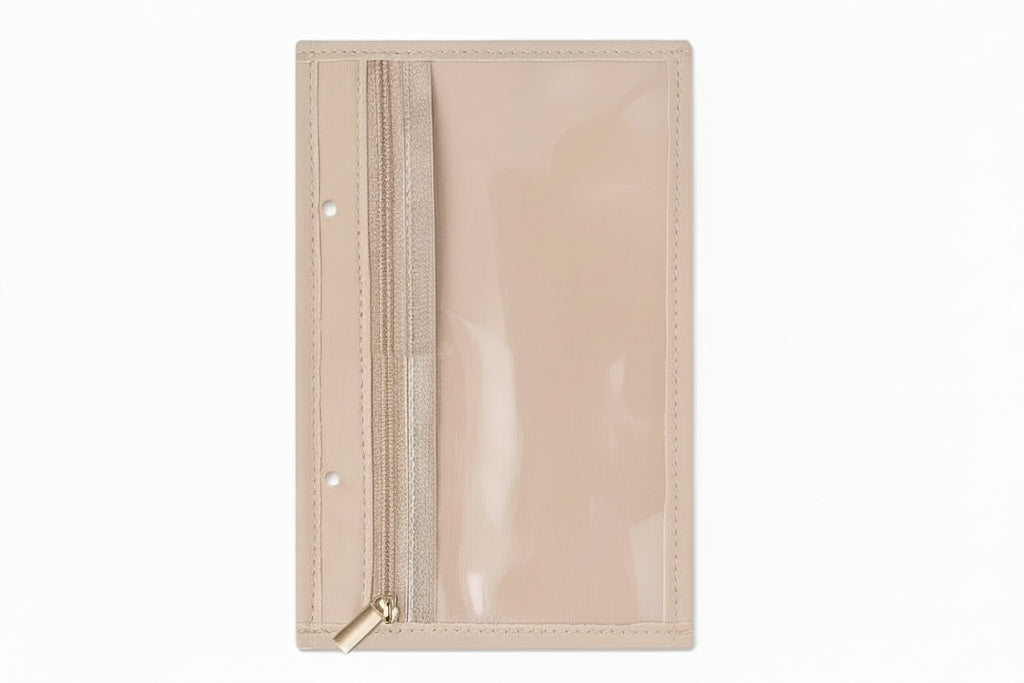 Schmuckordner aus Kunstleder – Schmuck Organizer mit Reissverschluss & transparenten Taschen