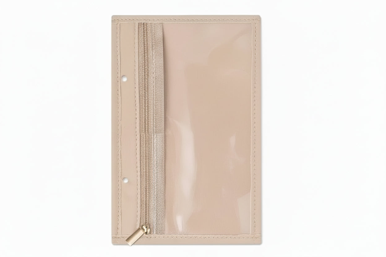 Schmuckordner aus Kunstleder – Schmuck Organizer mit Reissverschluss & transparenten Taschen